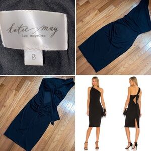 REVOLVE Katie May $239 High Roller Dress Black Small EUC